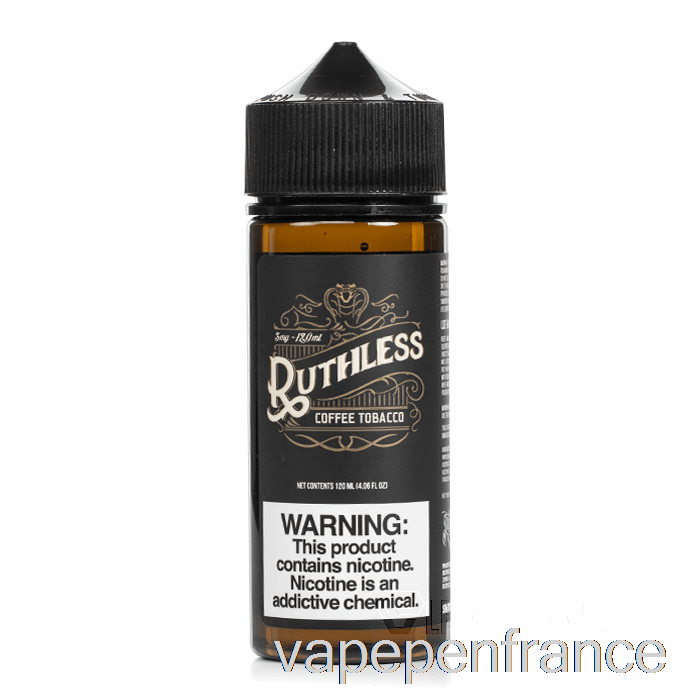 Tabac à Café - Vapeurs Impitoyables - Stylo Vape 120 Ml 6 Mg